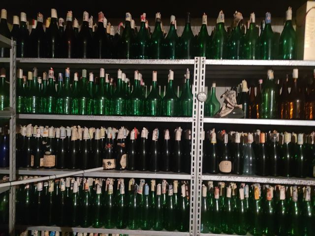 Bottiglia e bottiglioni vetro