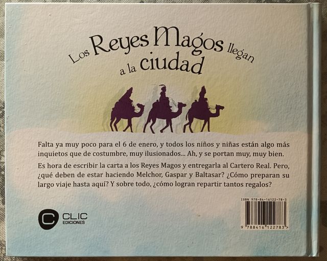 Libro sobre los Reyes Magos para niños