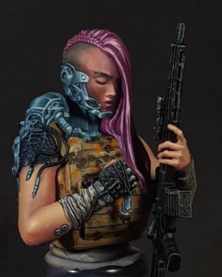 Pintor miniaturas o bustos