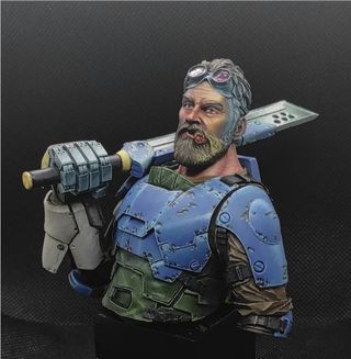 Pintor miniaturas o bustos