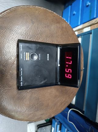 Reloj Despertador Bosch ULW2 Led   70s Alemania