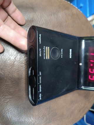 Reloj Despertador Bosch ULW2 Led   70s Alemania