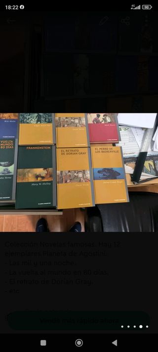 Colección novelas famosas.