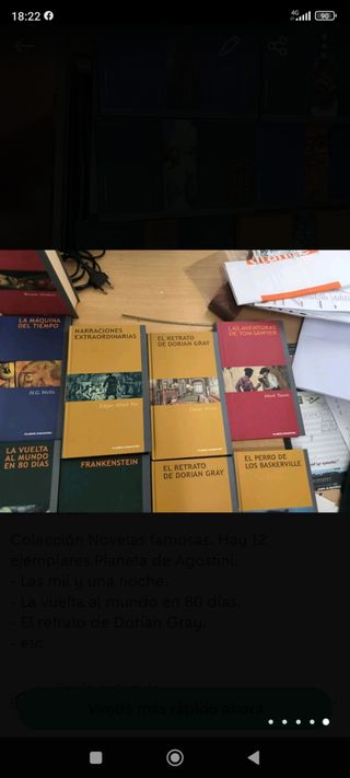 Colección novelas famosas.