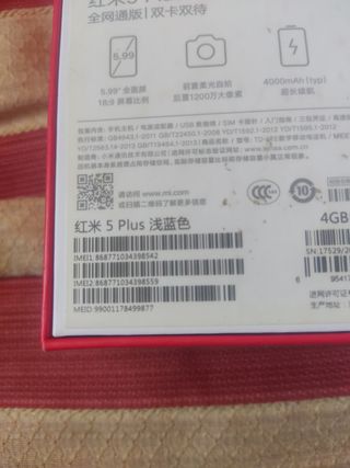 smartphone xiaomi redmi 5 plus