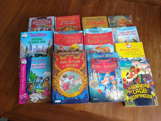 Libros infantiles Gerónimo Stilton y Tea