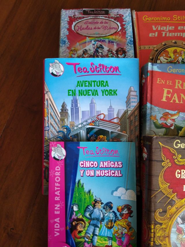 Libros infantiles Gerónimo Stilton y Tea