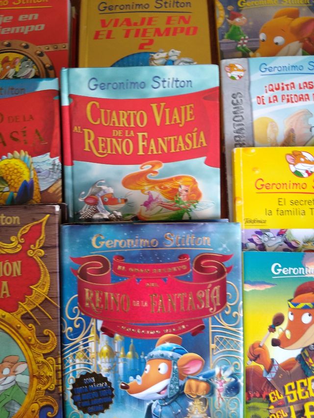 Libros infantiles Gerónimo Stilton y Tea