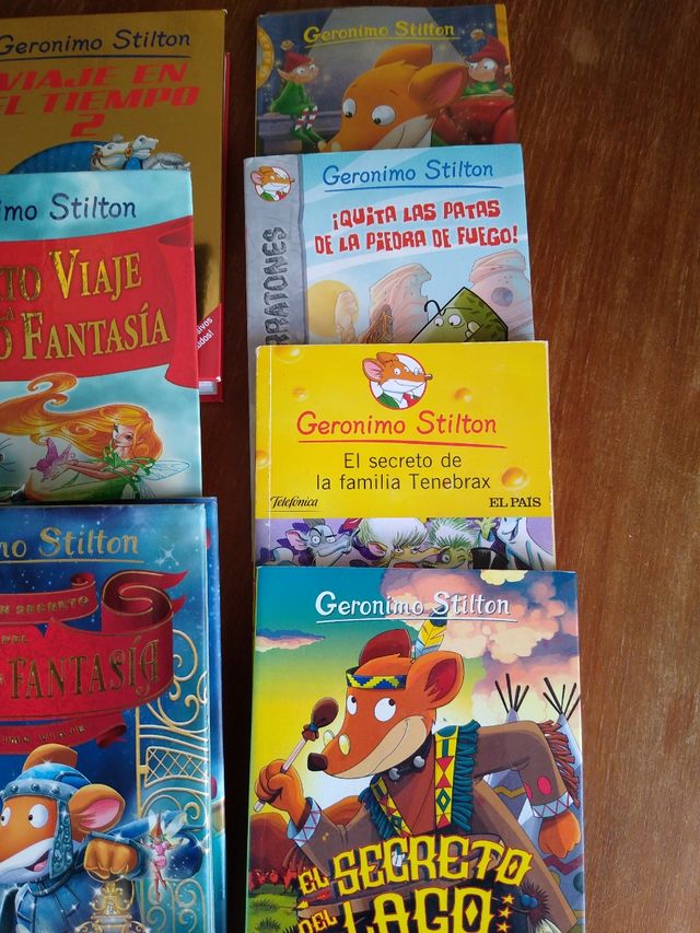 Libros infantiles Gerónimo Stilton y Tea