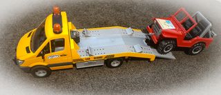 Bruder camión grúa  JUGUETE