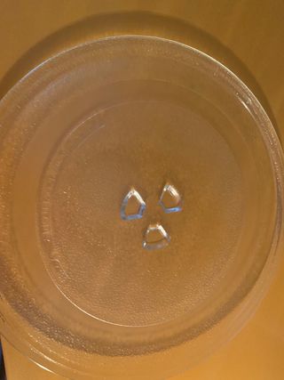 Plato cristal giratorio microondas