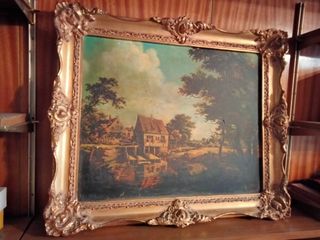 Marcos madera dorado bronce marrón roble