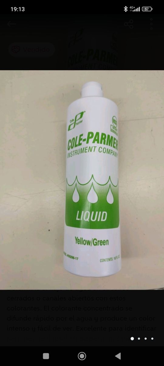 Cole-Parmer Colorante concentrado