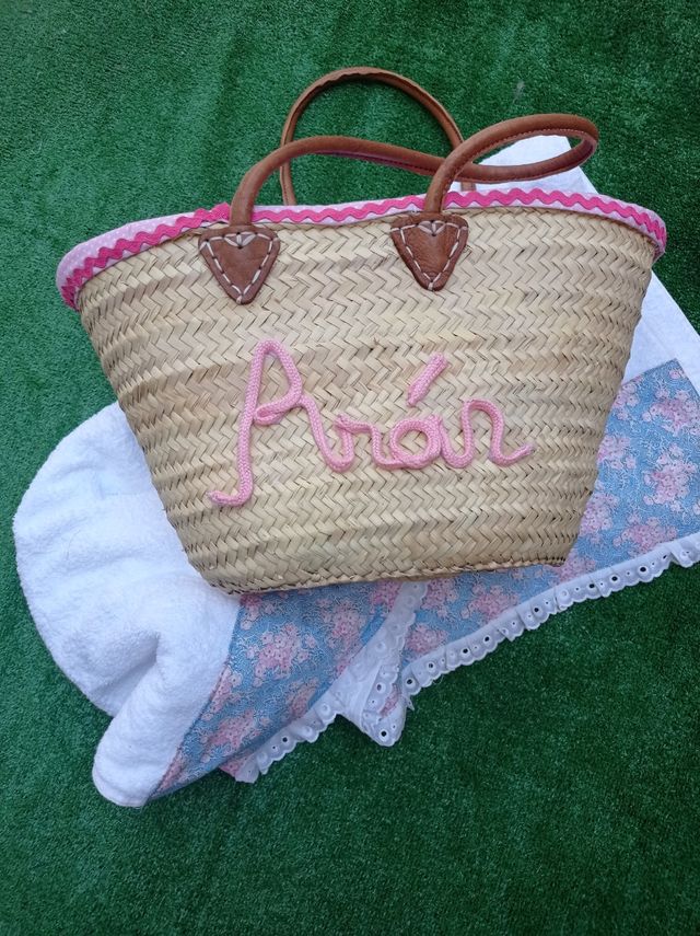 Cesta playa o piscina personalizado.