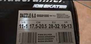 Pattini da ghiaccio regolabili