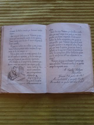 ANTIGUO LIBRO DE MÉTODO DE LECTURA