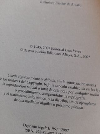 Libro Lecturas Libro primero