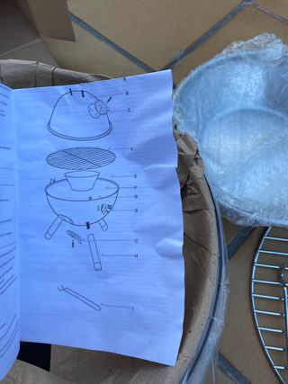 Barbacoa portátil Cocacola