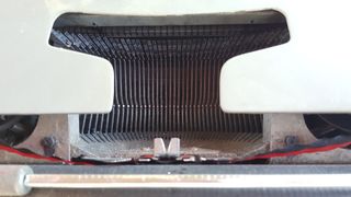 Maquina de escribir Olivetti antigua.