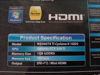GeForce 550 GTX ti nueva