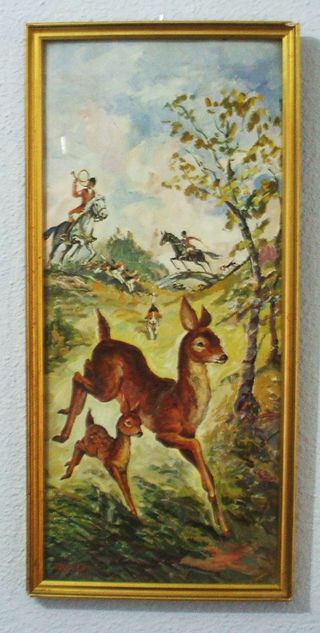 Cuadro Cacería a Caballo