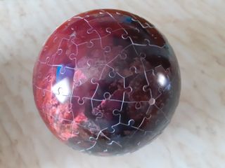 Puzzle 3D a sfera 180 pezzi in plastica paesaggio