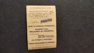 Cromos PHOSKITOS - El retorno de d'Artacan 1992