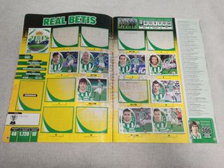 Albúm cromos Panini Liga 2012-2013 con 156 cromos