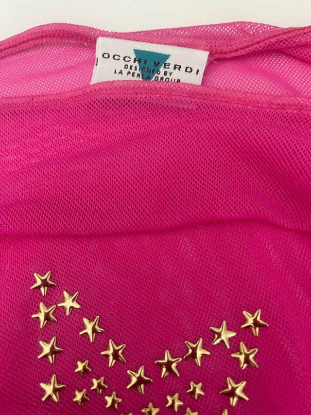 Gonna pareo Occhi Verdi fucsia con stella tg S