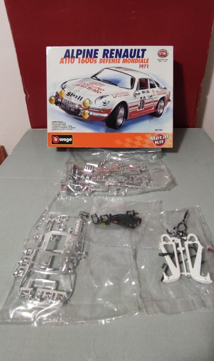 Burago MétalKit 1/16 - Renault Alpine A110 Monte Carlo 1973 - Neuf