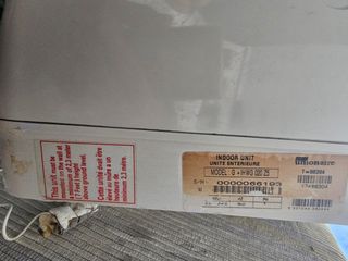 máquina de aire acondicionado en bueno eso