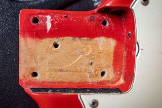 1973 Fender Bronco Dakota Red con palanca vibrato 