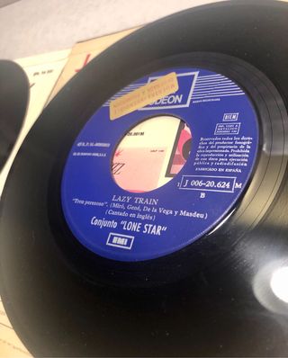 Lote vinilos Lone Star 7" rock progresivo blues