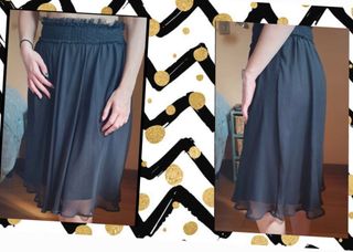 Falda vaporosa tM by Zara .Nueva