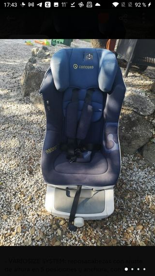 Silla coche grupo 1 Concord absorber xt (9-18kg).