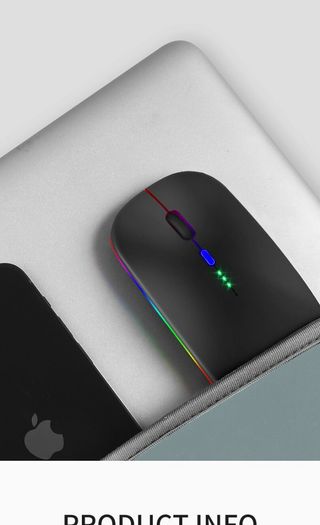 ratón inalámbrico Bluetooth USB recargable