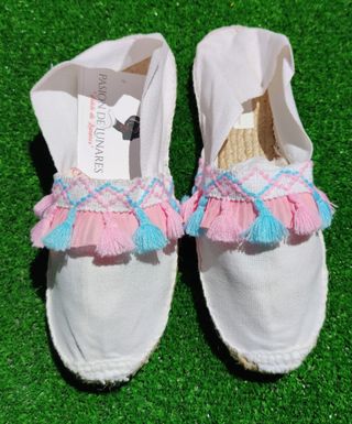 ALPARGATAS FEMENINAS BLANCO ROTO