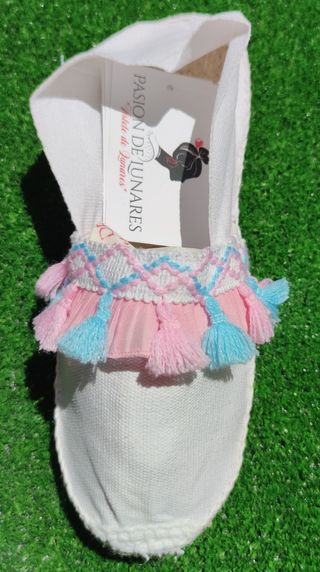 ALPARGATAS FEMENINAS BLANCO ROTO