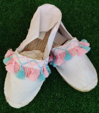 ALPARGATAS FEMENINAS BLANCO ROTO