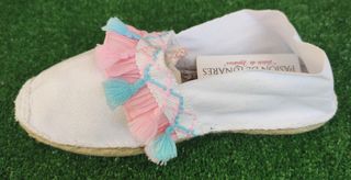 ALPARGATAS FEMENINAS BLANCO ROTO