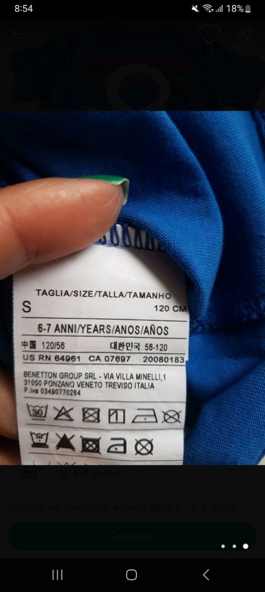 Camiseta niños