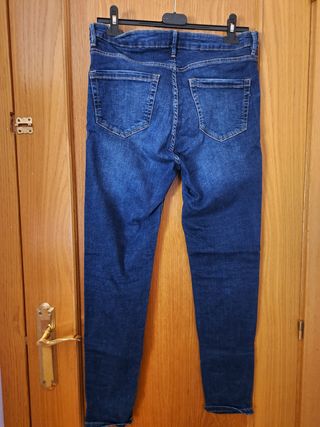 pantalón vaquero mango elastico