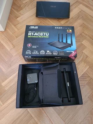 Asus Router RTAC87U Dual band Gigabit. IPv6. Gamin