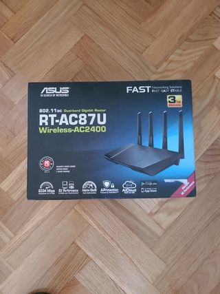 Asus Router RTAC87U Dual band Gigabit. IPv6. Gamin