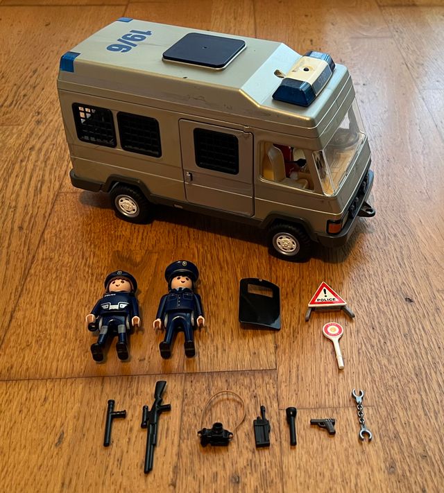 Playmobil Police Van Playmobil Furgon De Policia Juguete Furgon