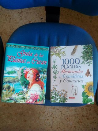 Libros de plantas medicinales y otros