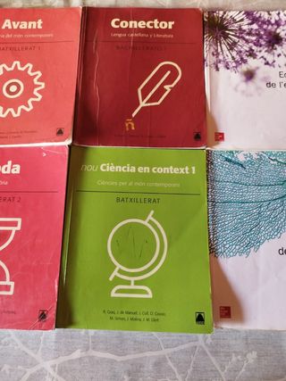 LIBROS DE 1⁰ Y 2ⁿ  BACHILLERATO