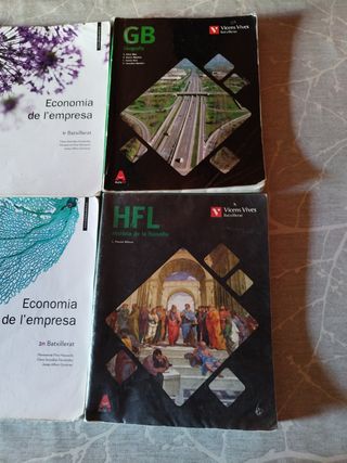 LIBROS DE 1⁰ Y 2ⁿ  BACHILLERATO