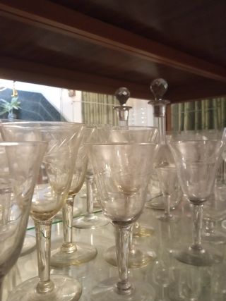 Cristalería Vintage.