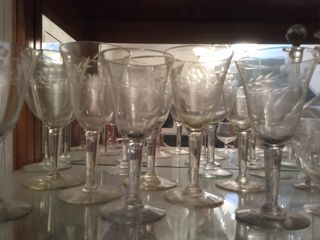 Cristalería Vintage.